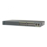 CIS WS-C2960+24TC-L Catalyst 2960 Plus 24 10/100 + 2T/SFP  - 24 x 10/100 + 2 x Gigabit SFP combinado - montaje en rack